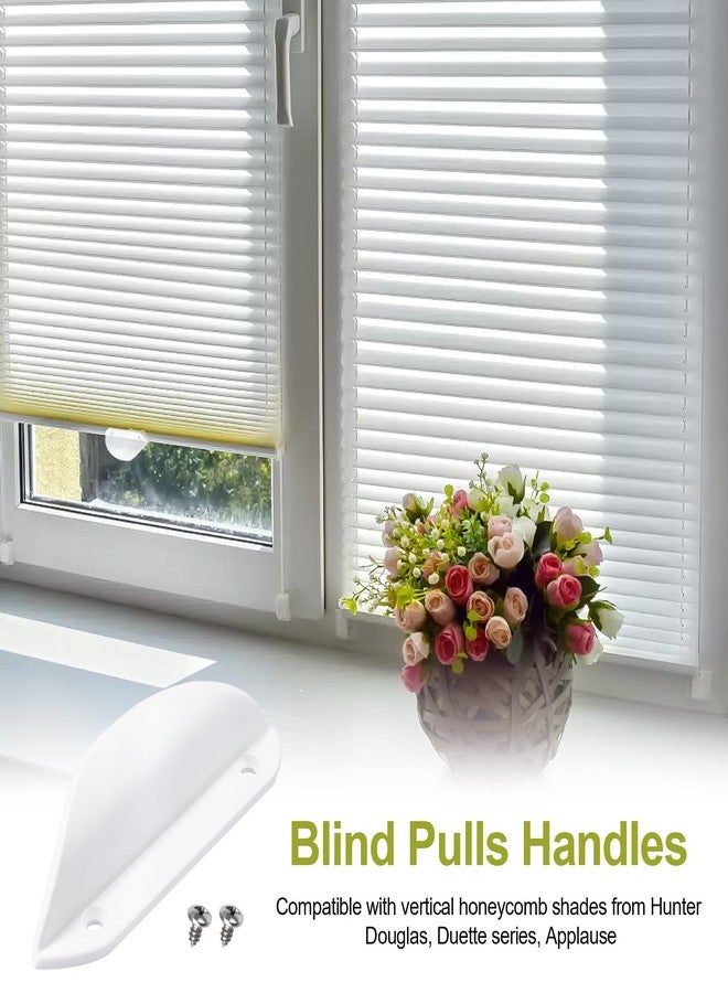 Batator Blind Pull Handle Kit Compatible with Hunter Douglas Vertiglide Vertical Honeycomb Shades Cellular Blinds -Replacement Handles for Vertical Cellular Shades Repair, Cordless Window Covering Par - Image 3
